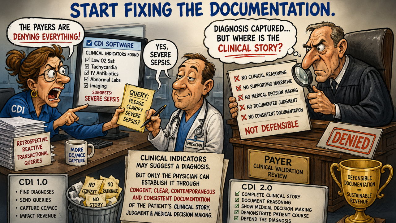 Diagnosis Captured. Clinical Story Missing. Why Payers Keep Winning Clinical Validation Reviews