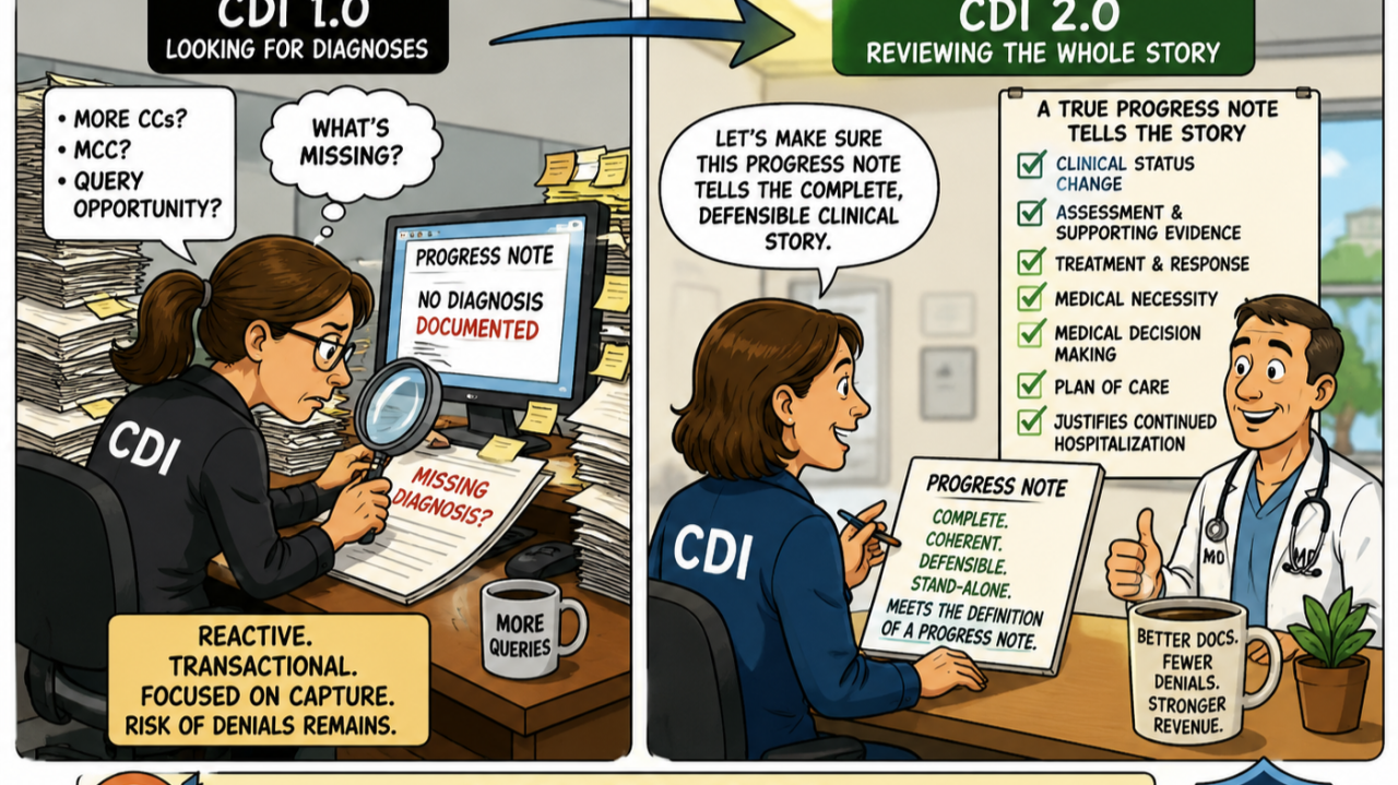 CDI Has Been Reviewing Progress Notes All Wrong.