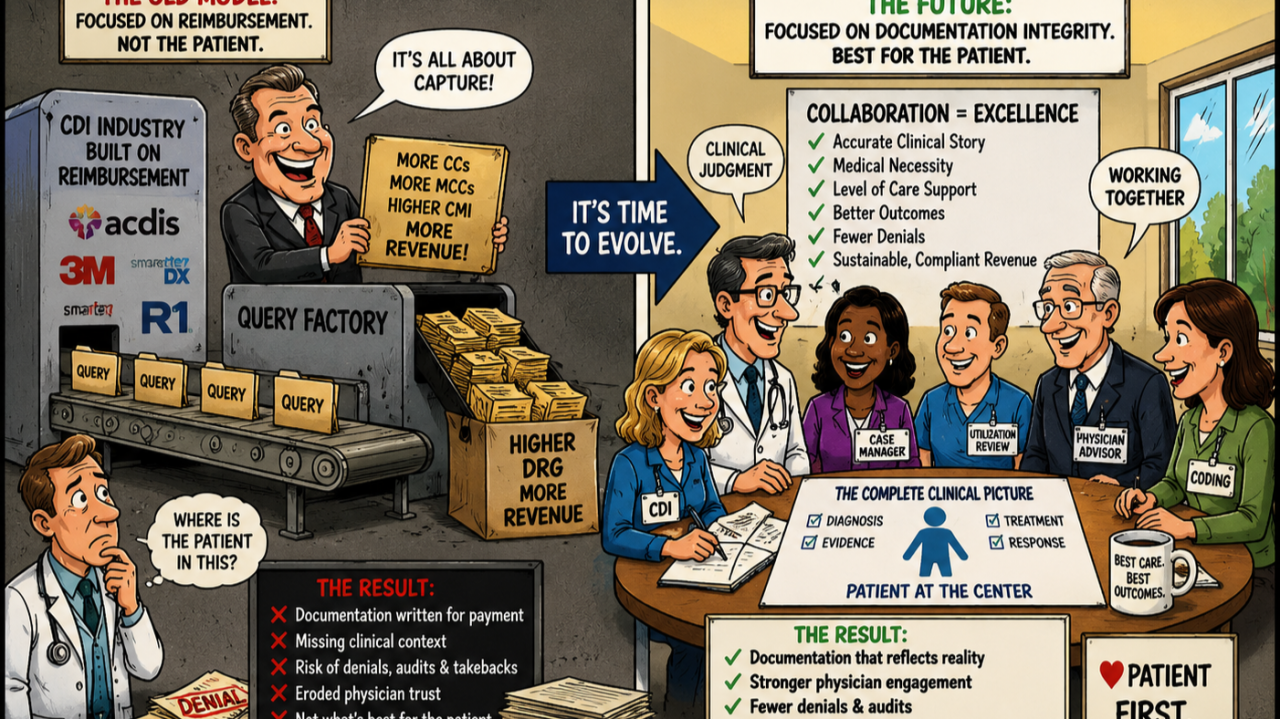 CMOs and Physician Advisors: It's Time to Take Documentation Back from the Revenue Cycle